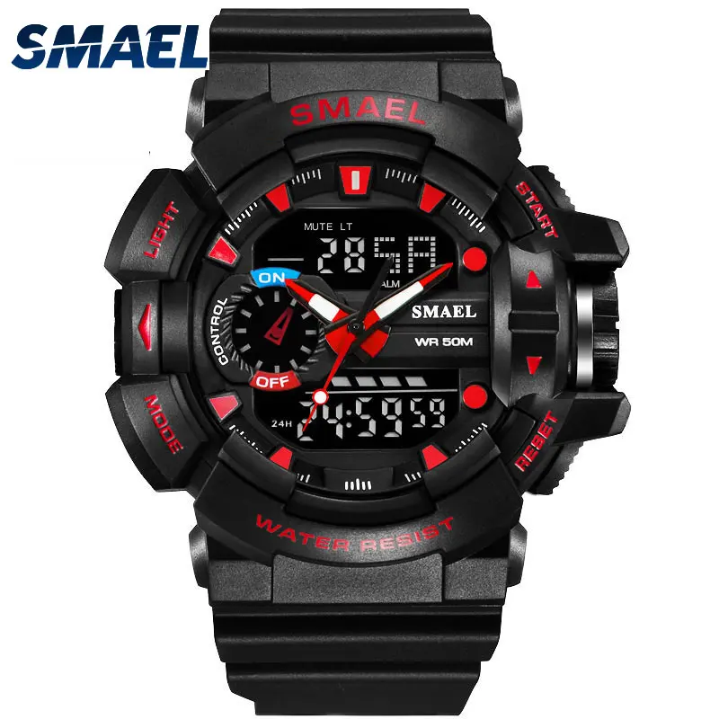 

Multi-funtional outdoor sports watch SMAEL1436 army digital watch waterproof watch