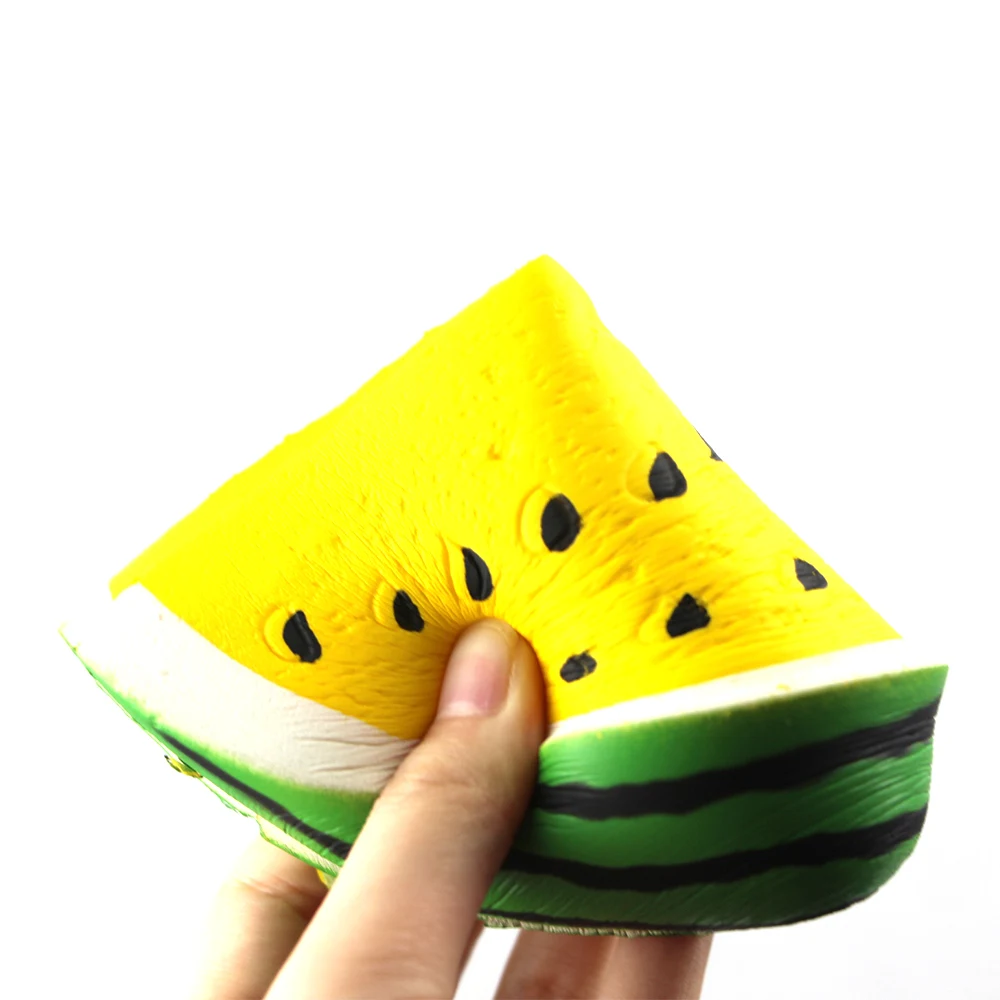 新款黄色西瓜 pu 玩具挤压慢升玩具缓解压力 - buy pu 泡沫玩具,慢升