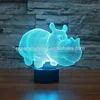 3d led night lamp D0001 color changing led lights