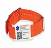 adjustable nylon medical alert qr code medical bracelet