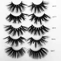 

Wholesale 3D mink lashes priavte label new long eyelashes popular 25 mm 27mm eyelashes