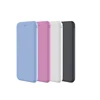 ultra thin credit card size power bank 5000mah , slim promotional powerbank with cable built in