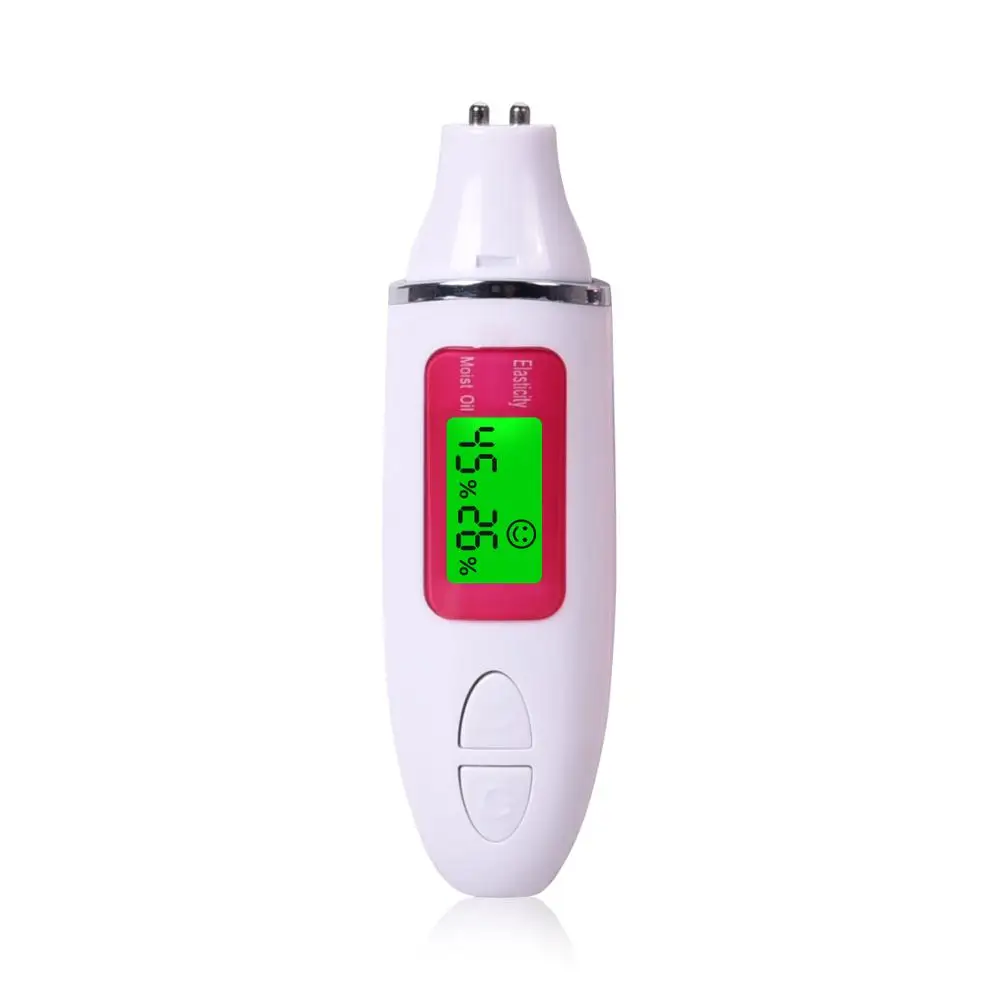 

2018 New Arrival Mini Moisture Oil Portable Facial Skin Analyzer, Pink