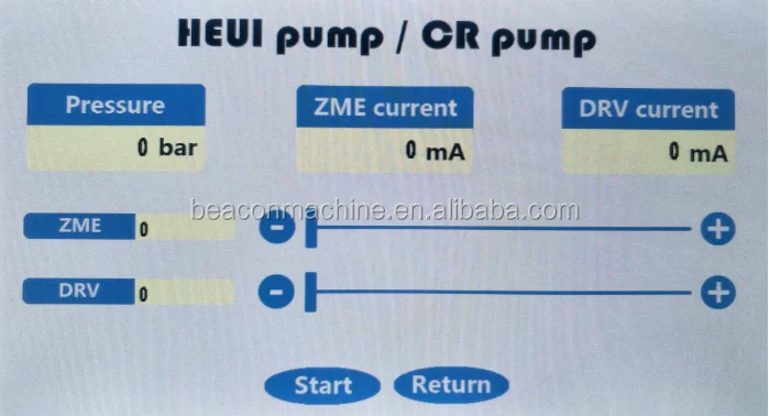 BC320D CAT HEUI common rail diesel fuel pump tester