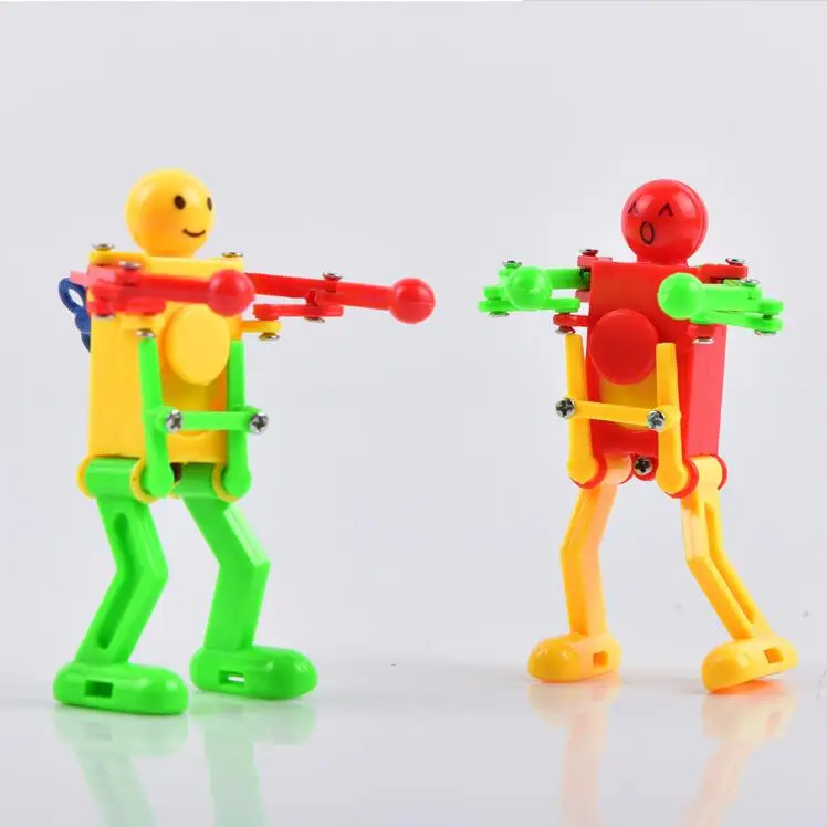 Hot Sale Promotional Windup Toys Small Clockwork Robot Dancing Toy For
