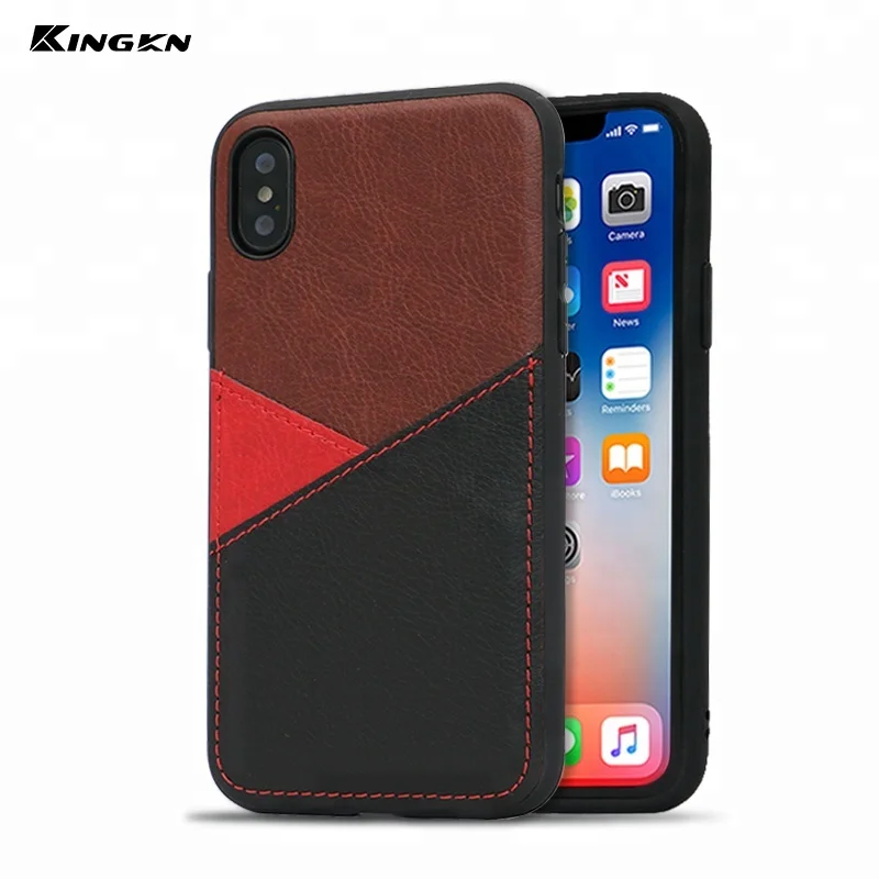 Mobile phone accessories,Wallet PU Leather Case For Iphone X  Wallet Style