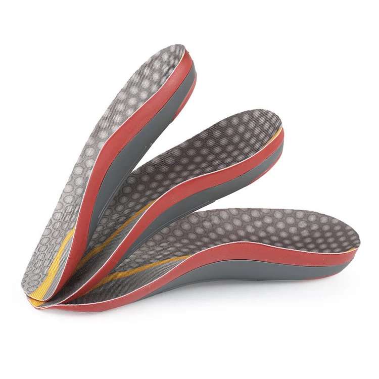 

man sports shock absorption flat foot correction PU TPU orthotic high arch support insoles