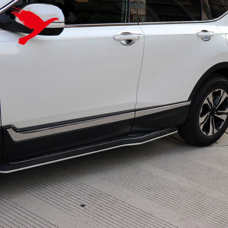 Car Accessories Steel Side Panel Door Body Moldings Trim For Honda Crv