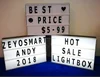 Free Combination Letters Acrylic Led Advertising Light Box/A4 size led lightbox/popular kid light A4 Size LED table light