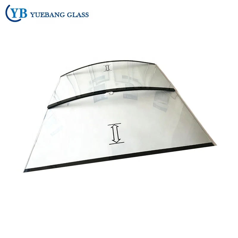 
Curved Tempered Glass for Chest Freezer for Supermarket Use 