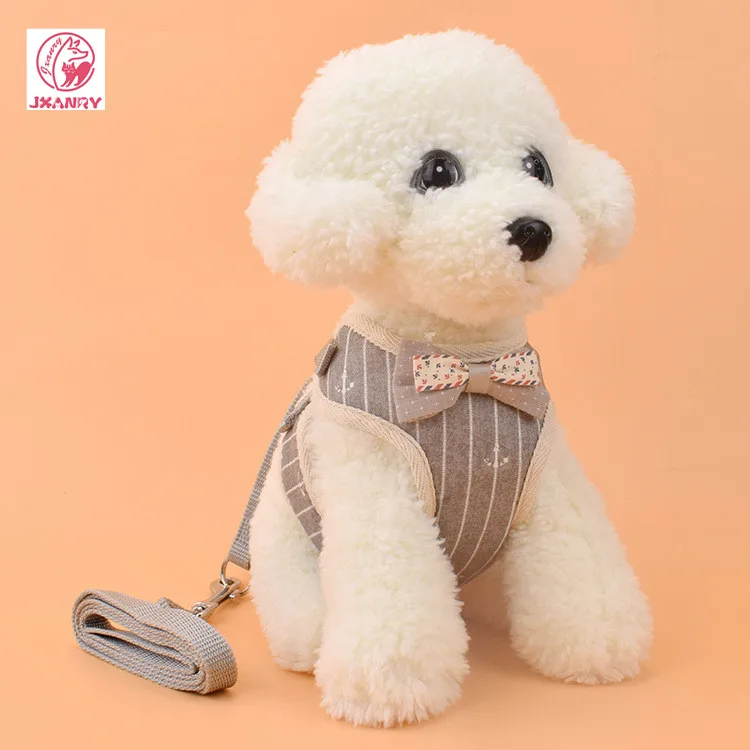 

JXANRY Pet Harness Multiple Styles Small Dog Cat Bowknot Leash Puppy Dog Soft Adjustable Harness Leash Wholesale, Customized