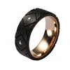Wholesales 2017 Jewelry Men's Carbon Fiber Glow Rings