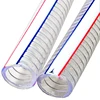 Steel wire flexible reinforced spring pvc hose pipe