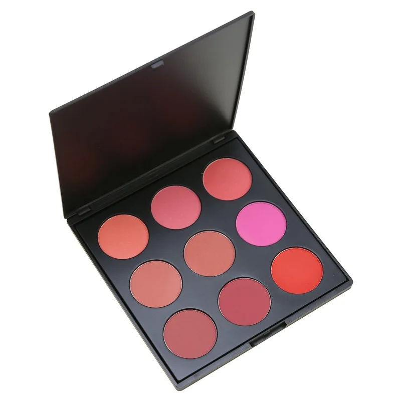 

Low MOQ Private Label custom Make Up Cosmetics no brand 9 colors makeup press glitter Eyeshadow with your private label