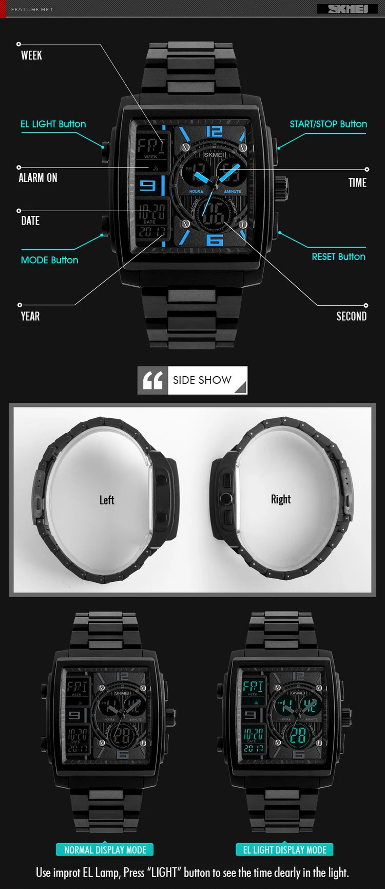 skmei 1274 watch manual