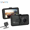 T636 full hd 1080p dual camera dash cam 170 degree loop recording channel 2 camera car dvr T636