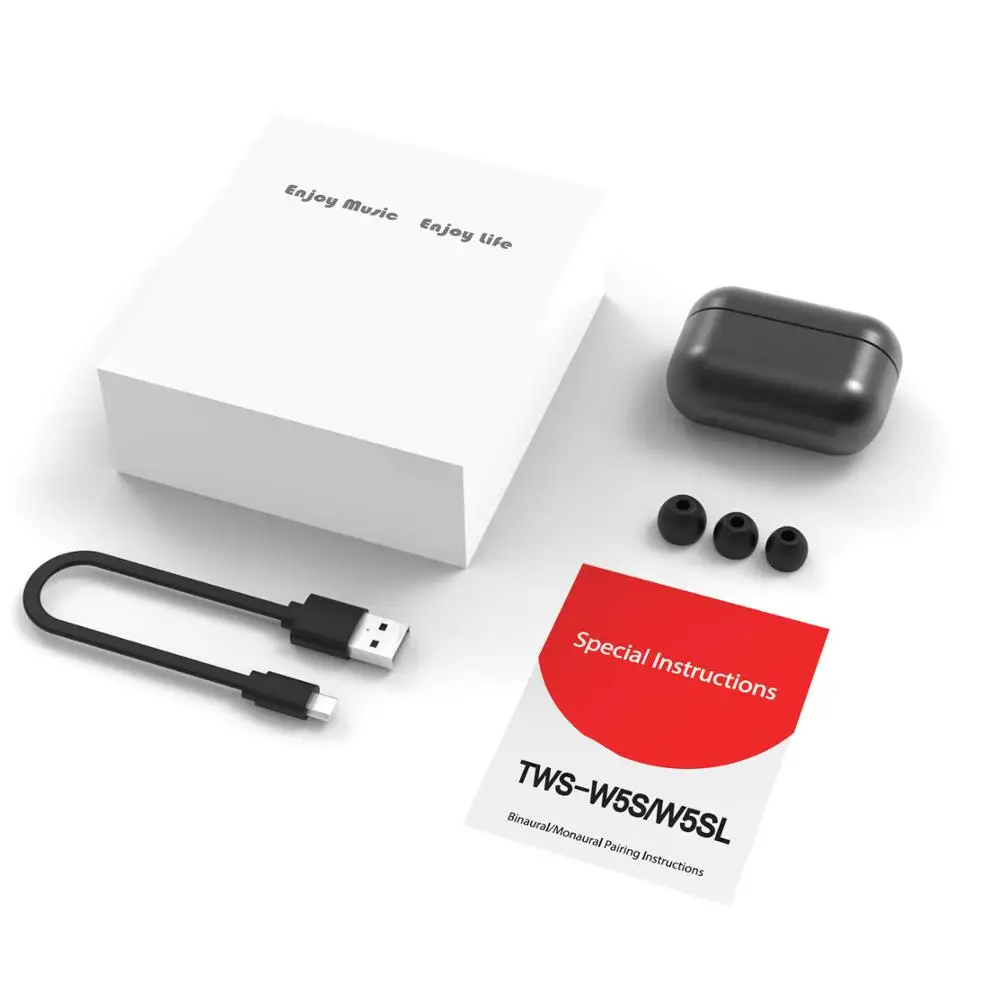 
Durable Fashion V5.0 Transparent Horn True Wireless Earphone Tws Earbuds 