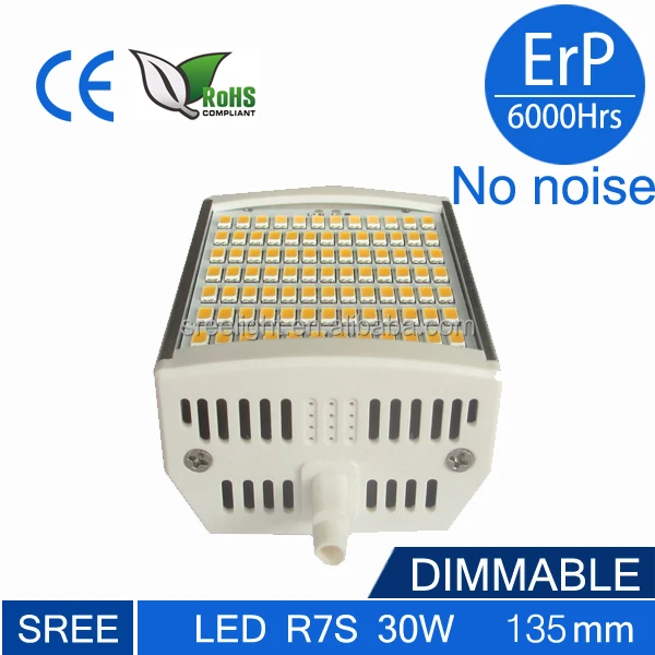 Perfect design hot sale led 30w r7s led light bulbs 135mm r7 smd5050 samsung led bulb r7s j118 r7s energy saving lamp bulb