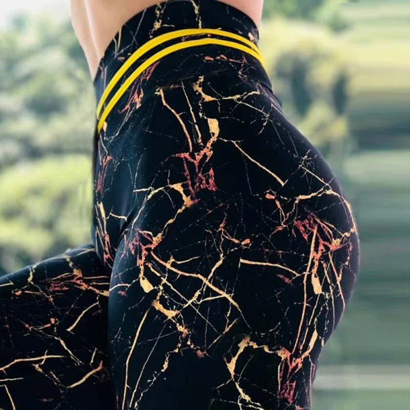 

Night Running Reflective High Elastic Pants Yoga Fitness Pants Tights Woman Leggings, Customized colors