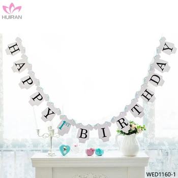 Boy Girl Baby Happy 1st Birthday Bunting Banner Buy 1st Birthday