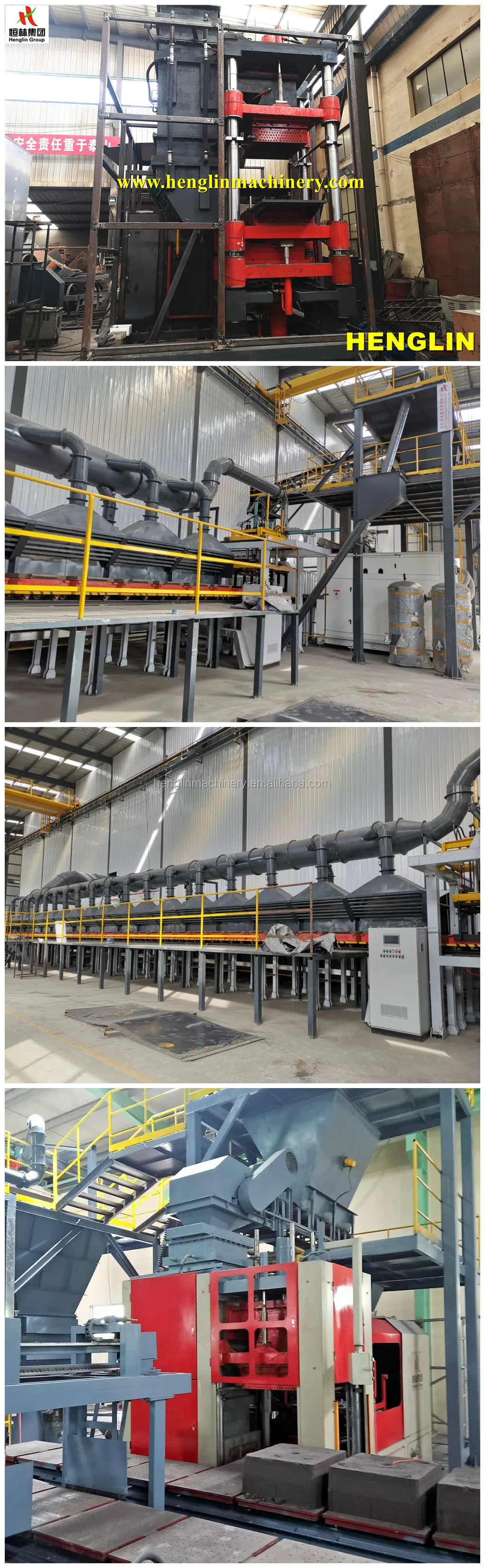 Automatic Foundry Brake Disc And Brake Pads Manufacturing Molding