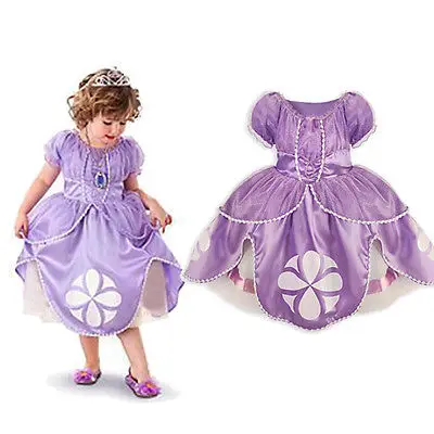 Kids Girls Little Sophia Princess Party font b Fancy b font font b Dress b font