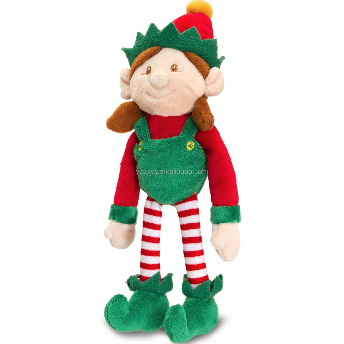 christmas elf cuddly toy