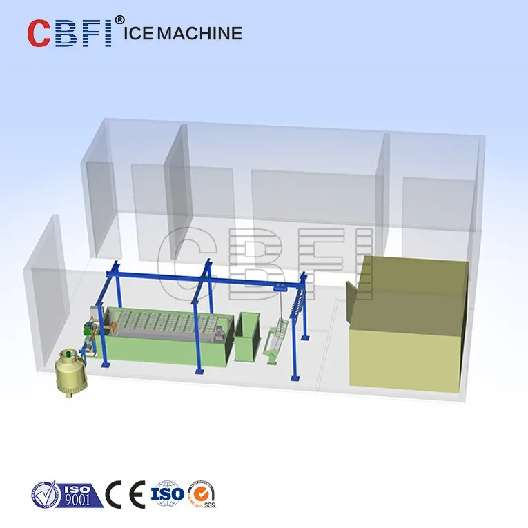 Cbfi Big Ice Maker For Ice Factory From 1ton To 120ton Buy Ice Factory Ice Making Machine For Ice Plant Industrial Ice Maker With Block Ice Product On Alibaba Com