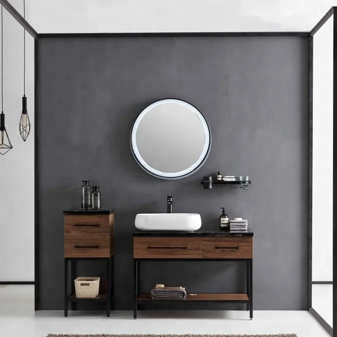 Luxury Small Bathroom Storage Units Washroom Vanity With Drawers