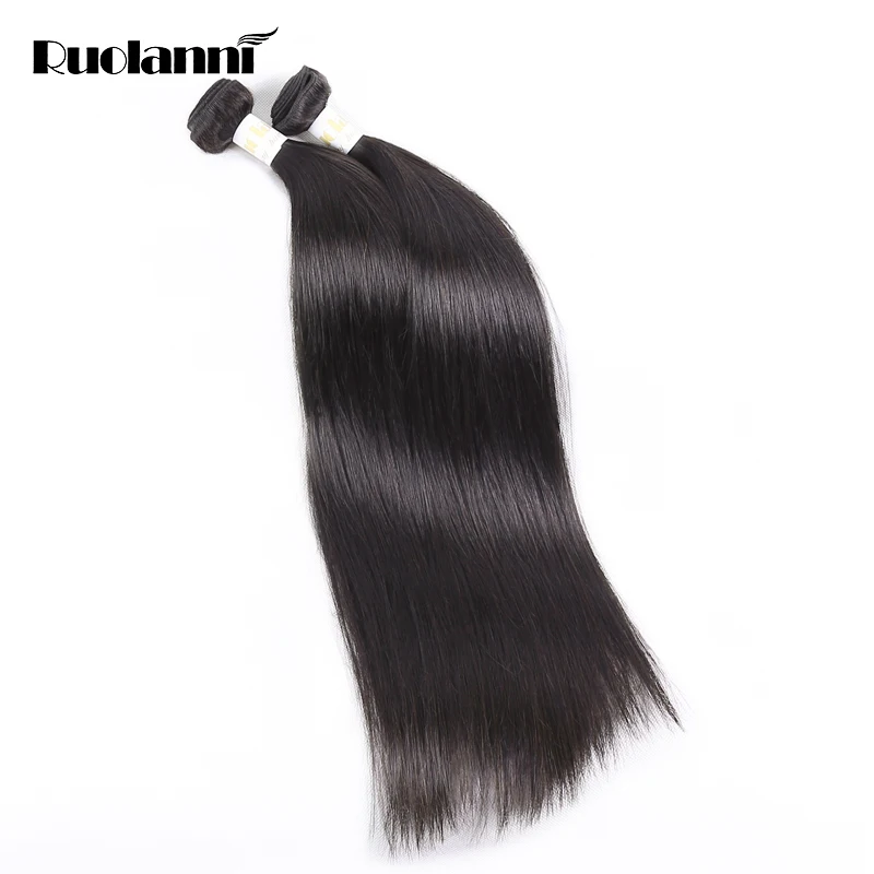 

Wholesale RLN Best Hair Vender Virgin Peruvian Remy Hair Weave Straight Weft 100 Real Human Hair Extensions