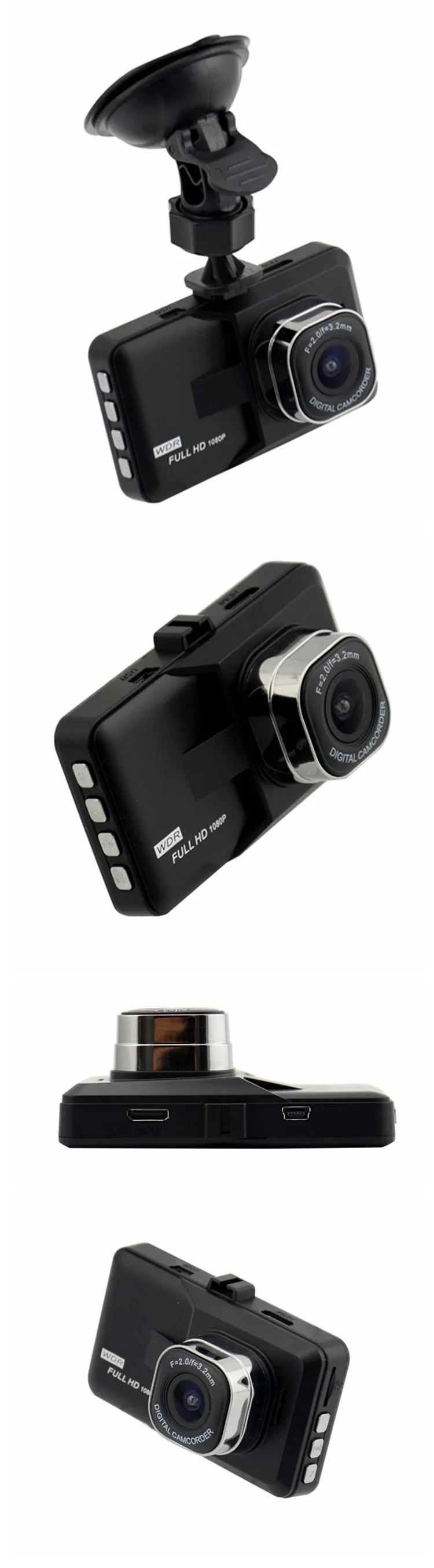 2019 New year good price promotion G-sensor motion detection 1080P FHD dash cam for driving safely