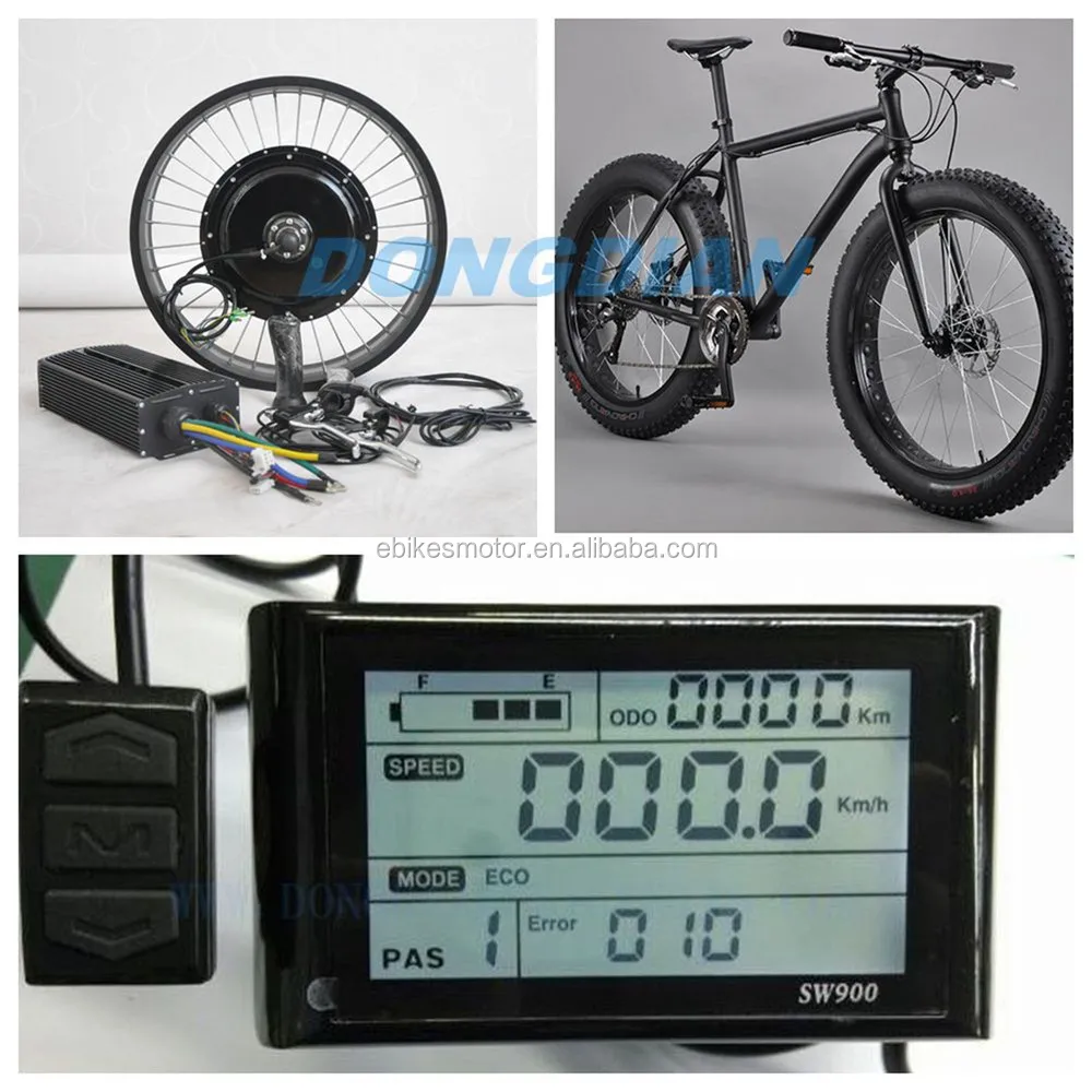 fat tire bike electric motor kit with battery