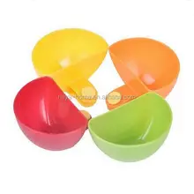 Hot selling Seasoning Sauce dip bowl / multifunction accessories Tomato Sauce Dip Clips / kitchen mini bowl kit potato chip clip