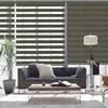China Selling Wireless Remote Dual Roller Blind Control Motorized Window Zebra Blinds