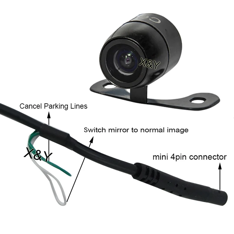 Parking Car Camera Backup Camera,Aviation Connector 4 Pin,Rear Camera
