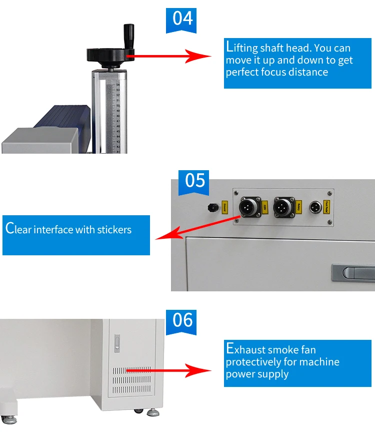 Shenhui Quality Assurance 20w Metal Fiber Laser Marking Machine
