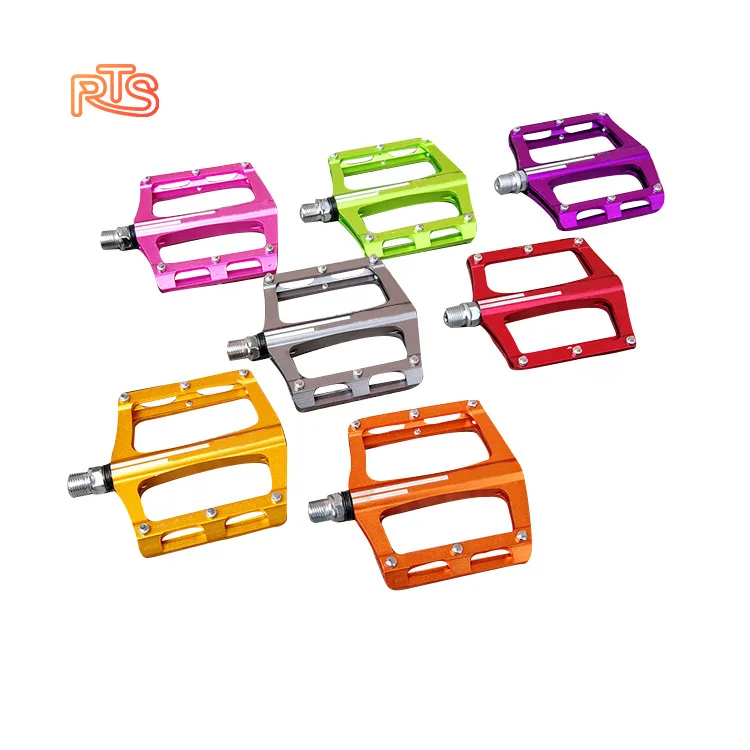 

Wholesale Bmx Cycle Parts High Quality Ride Accessories Multicolor Alloy Bike Folding Pedal With Box Packing, Photo