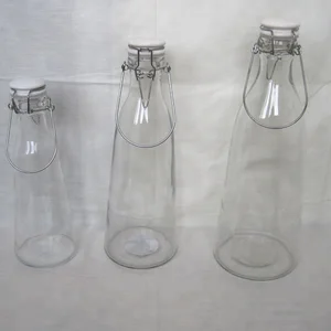 Image of hot sale 2018 500ml 1000ml 1500ml high quality glass milk bottle