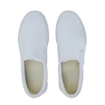 white canvas slip on shoes wholesale