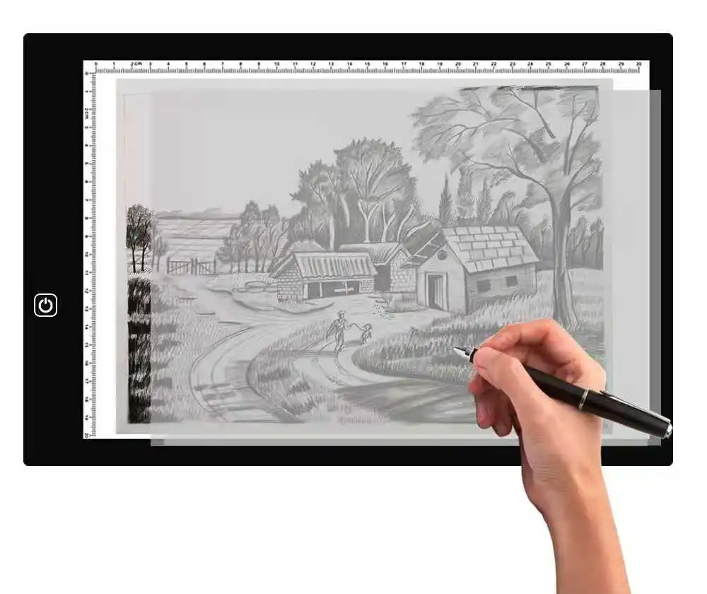 
Hot selling competitive price brightness portable A4 drawing board led Light Pad scale led tracing board for students 