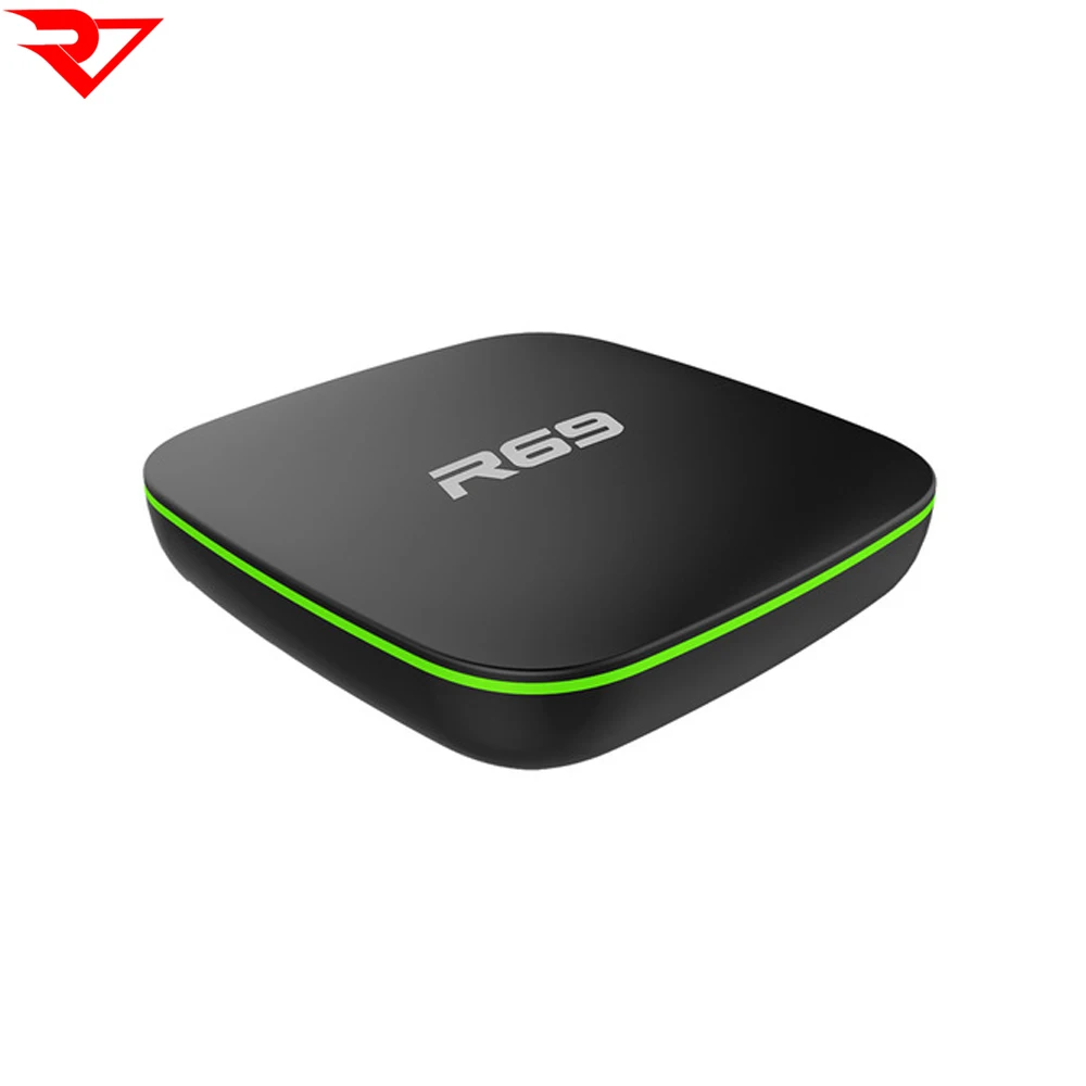

Factory wholesale R69 Android 7.1 H3 chip Quad Core Android TV BOX 1GB RAM 8GB ROM in Set top Box