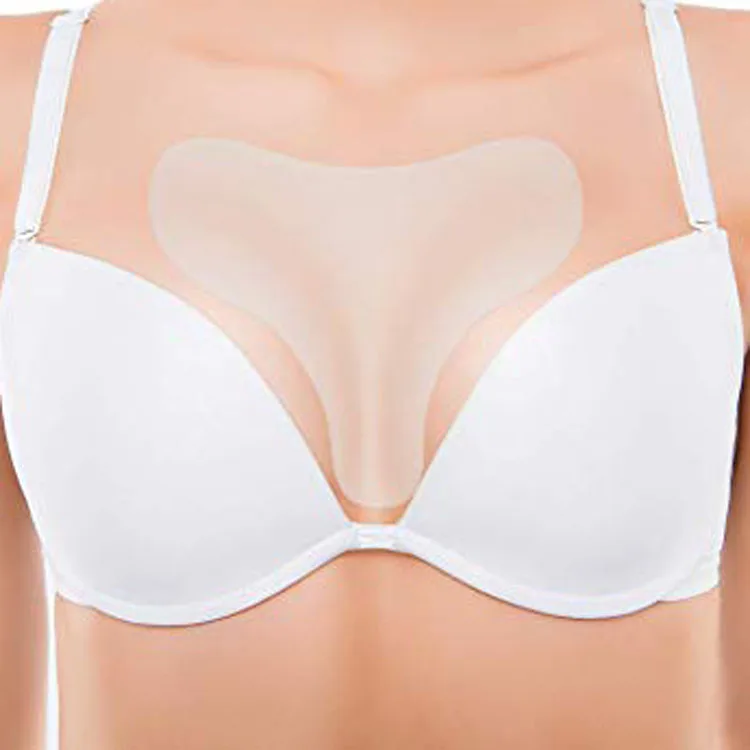 

T Shape Silicone Pads For Chest Wrinkles Reusable Chest Pillow for Smooth Skin and Prevent Wrinkles While You Sleep, Transparent or customized