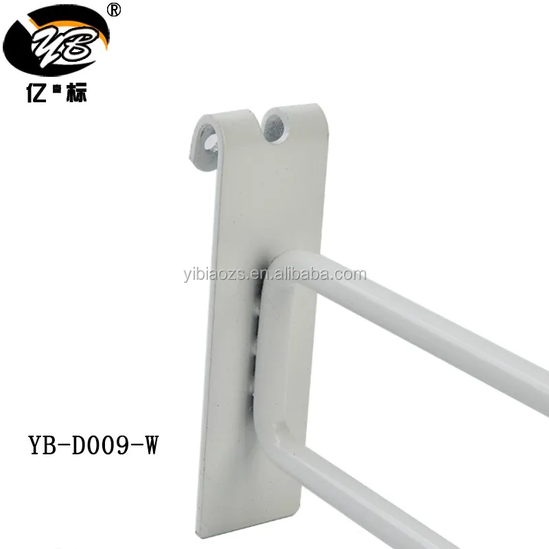 White Black Silver Color Wire Mesh Chrome Hanger Metal Gridwall Goods