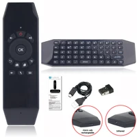 

T5 Rechargeable Wireless Computer Smart TV IR Learning Remote Control Air Mouse Keyboard