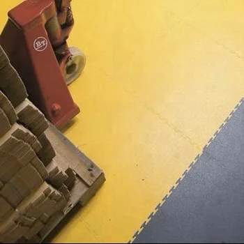 Heavy Duty Plastic Interlocking Pvc Garage Floor Tiles Warehouse