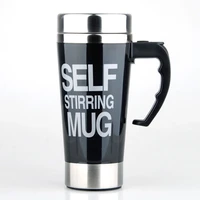 

2020 Wholesale Electric Auto Self Stirring Coffee Mug Drinking Cup Handle Stainless Steel Coffee Mixing Cup