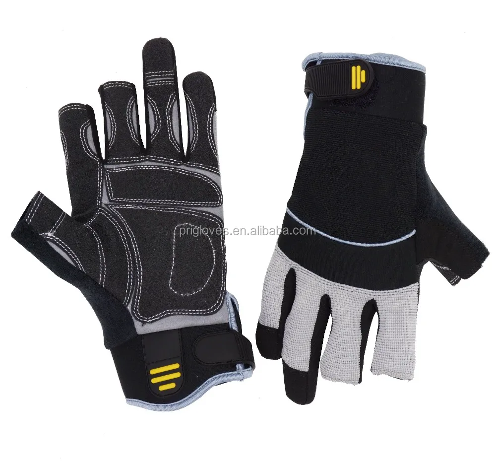 electricians fingerless gloves