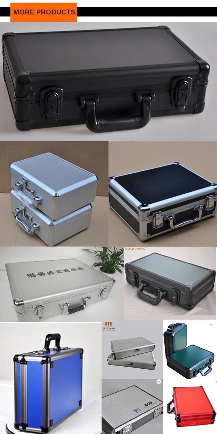 Rolling Reinforce wheeled aluminum car equipment trolley toolbox with tools manufacture