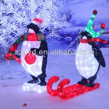 Led Penguin For Outdoor Christmas Decoration Buy Led Penguin