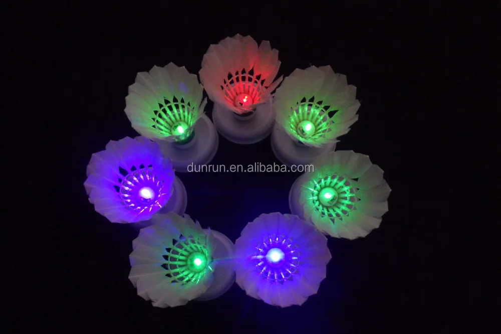 lighted badminton shuttlecock